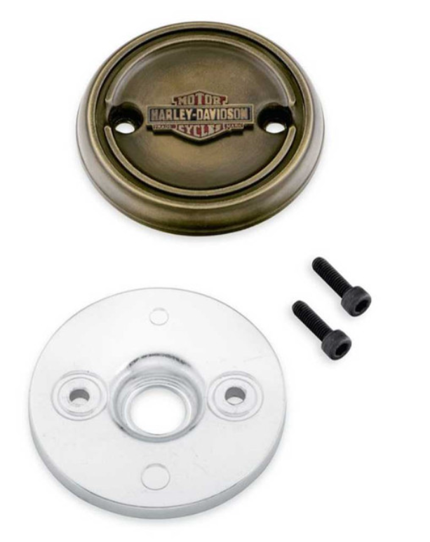 Harley-Davidson® Brass Finish Left Side Medallion - Fits XG Models