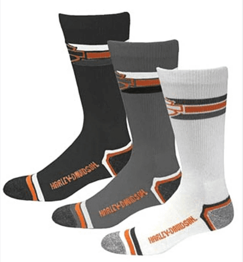 Harley Davidson 3 pares de calcetines men Retro Rider Midcalf