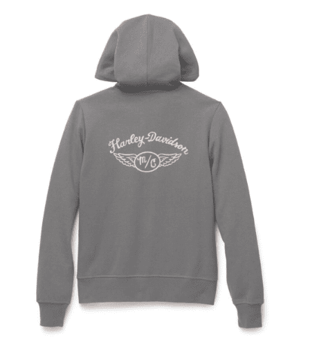 Sudadera Capucha Mujer Harley-Davidson® Woman Salute Solid Zip Front Hoodie