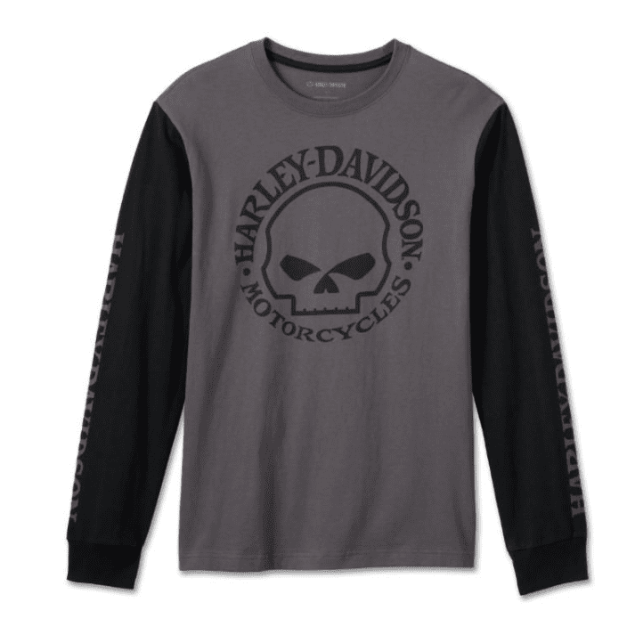 Willie G Skull Long Sleeve Tee para hombre