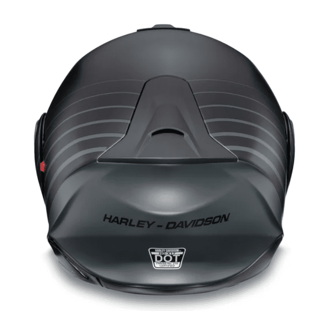 Capacete modular HD Evo X17 Sun Shield preto fosco e cinza