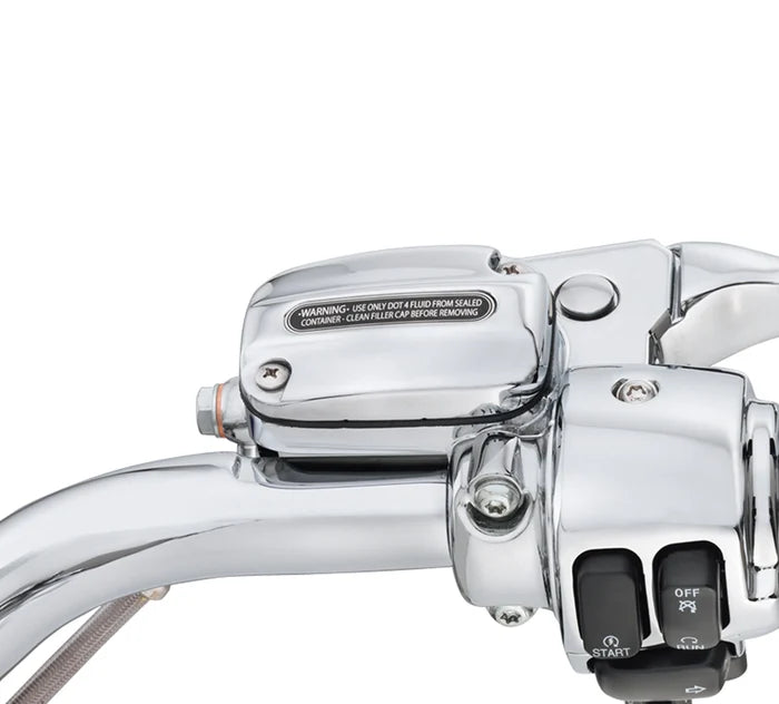 Harley-Davidson Kit de soporte de embrague y depósito de cilindro maestro cromados
