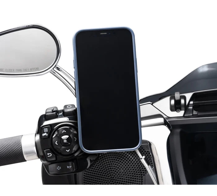 Soporte universal Harley-Davidson para teléfono móvil en el lado del embrague