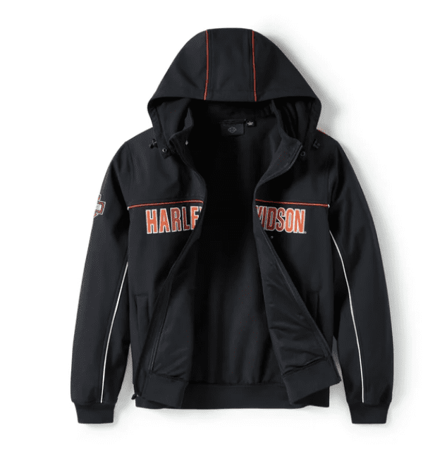 Idyll Windproof Soft Shell Jacket - Black Harley