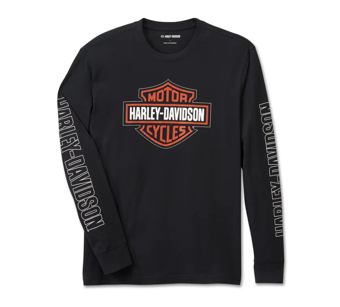 Pijama Men's Harley Davidson Bar & Shield Long Sleeve Pajama Set