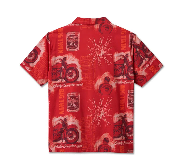 Camisa Harley-Davidson Roaring Aloha Short Sleeve Shirt