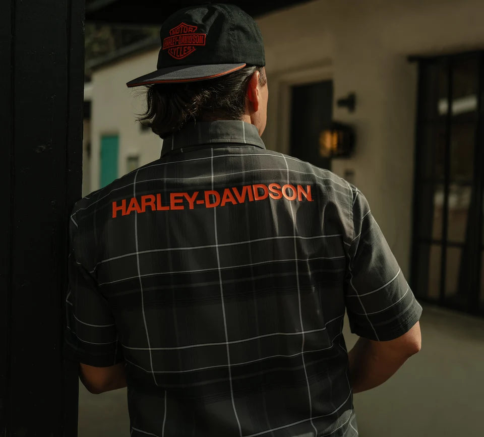Camisa Harley Davidson Tech Coolmax Plaid Shirt