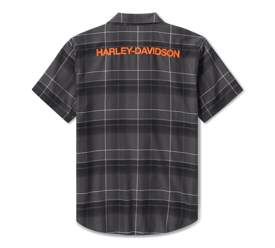 Camisa Harley Davidson Tech Coolmax Plaid Shirt