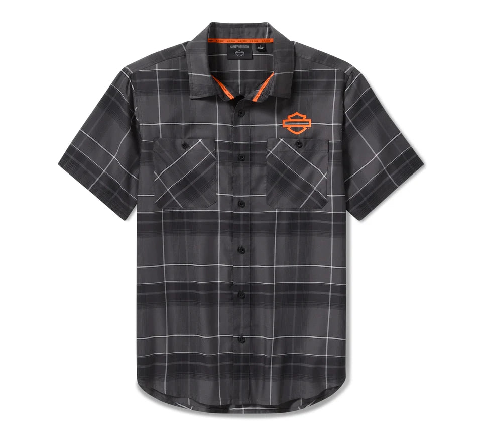 Camisa Harley Davidson Tech Coolmax Plaid Shirt