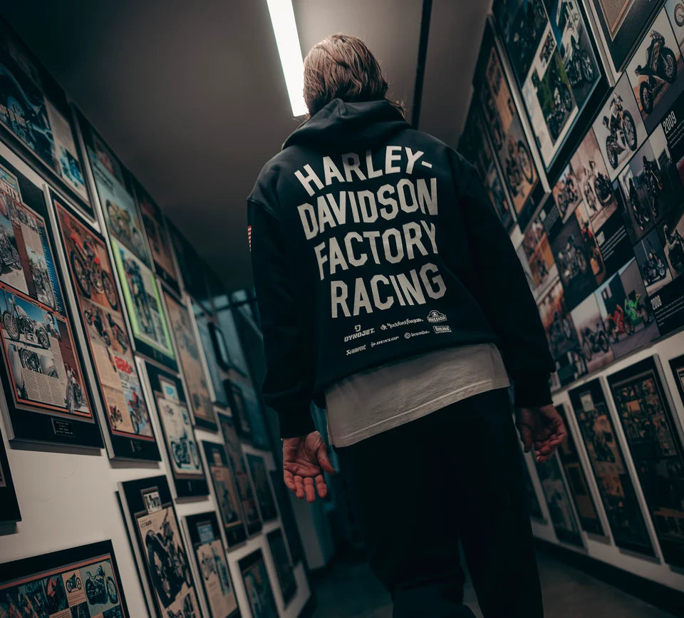 Sudadera con capucha del equipo Harley Davidson Factory Racing