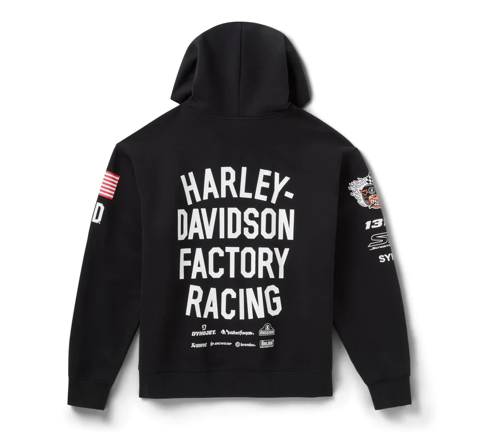 Sudadera con capucha del equipo Harley Davidson Factory Racing