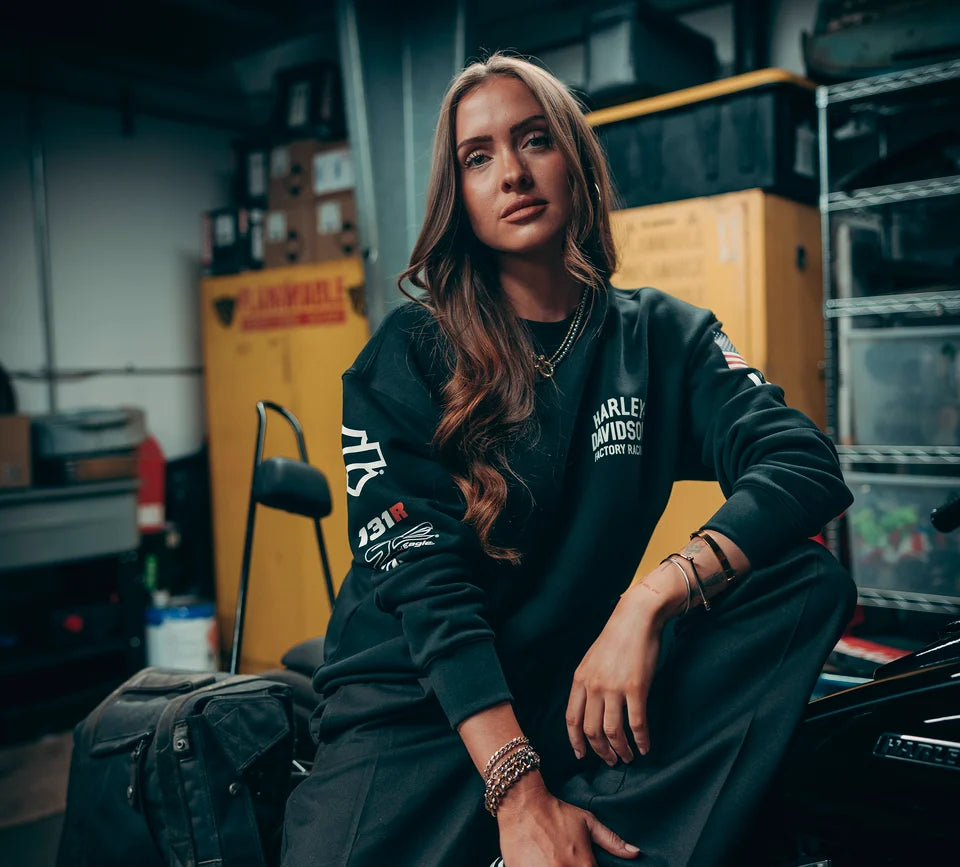 Harley Davidson Factory Racing Team Crewneck Sweatshirt