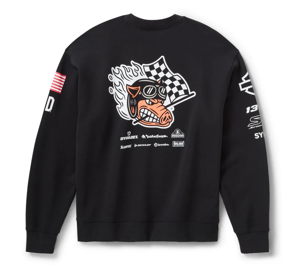 Harley Davidson Factory Racing Team Crewneck Sweatshirt