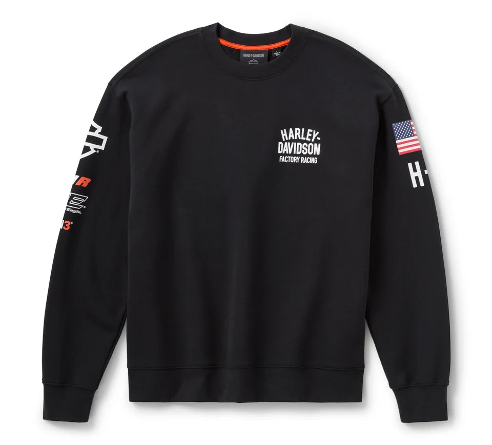 Harley Davidson Factory Racing Team Crewneck Sweatshirt
