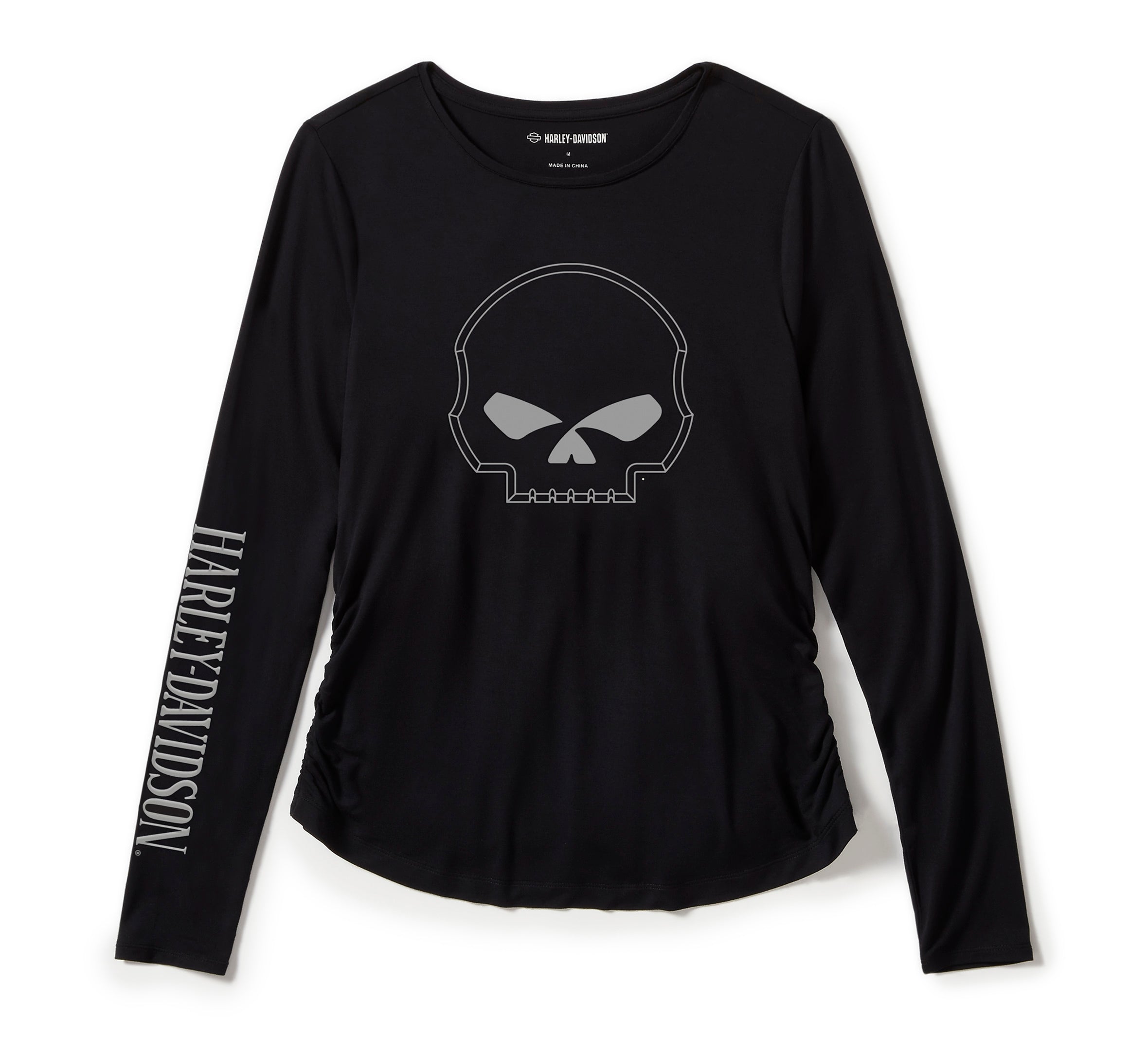 Camisa de manga larga Harley-Davidson® Willie G Skull Mujer