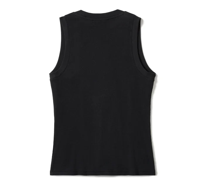 Camiseta sin mangas negra Harley-Davidson® Willie G Skull Harley