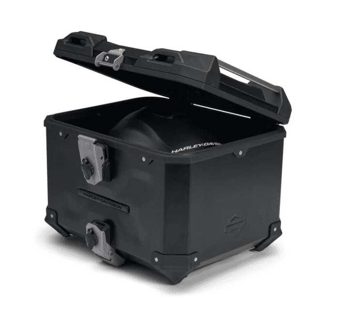 Top Case Pan America en Aluminio Negro