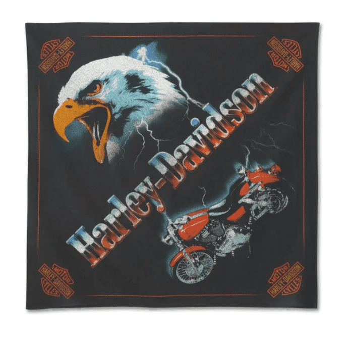 H-D Eagle Rider Bandana - Negro Harley