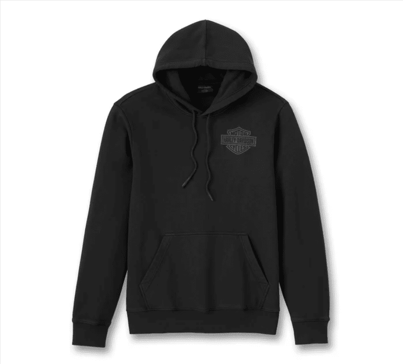 Sudadera Eagle Soars Alone Slub- Negro Harley